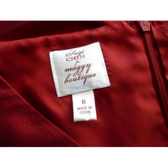 Suzi Chin For Maggy Boutique Silk Bubble Dress 6 - Picture 8 of 8